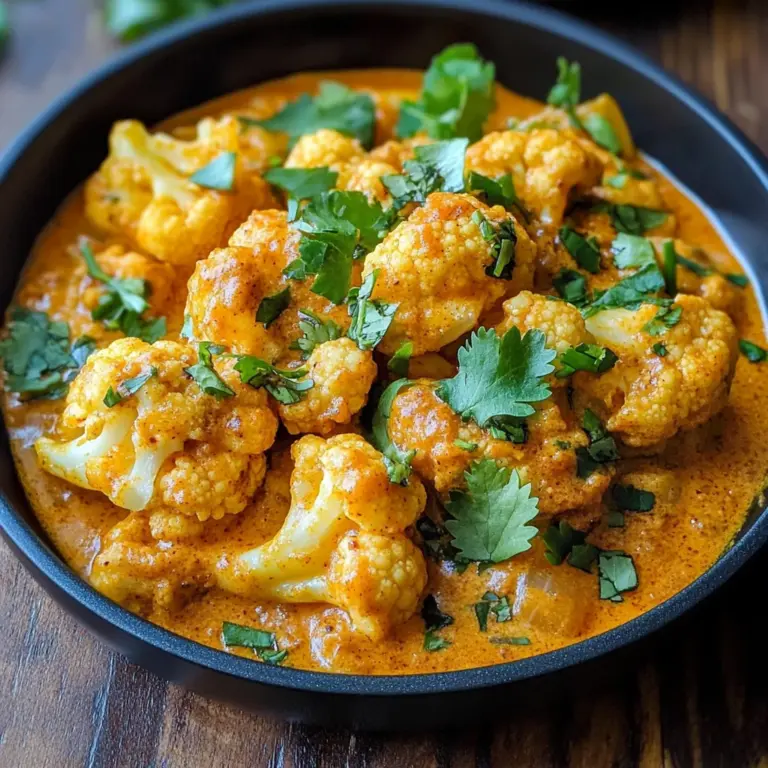 25 Minute Indian-Style Butter Cauliflower (Vegan)