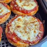 Air Fryer Bagel Pizzas