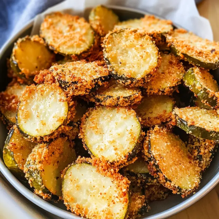 Air Fryer Keto Fried Pickles Recipe (4 Net Carbs!)