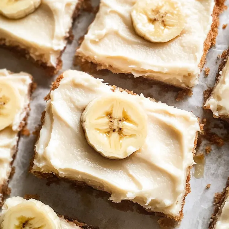 Banana Bars with Cream Cheese Frosting