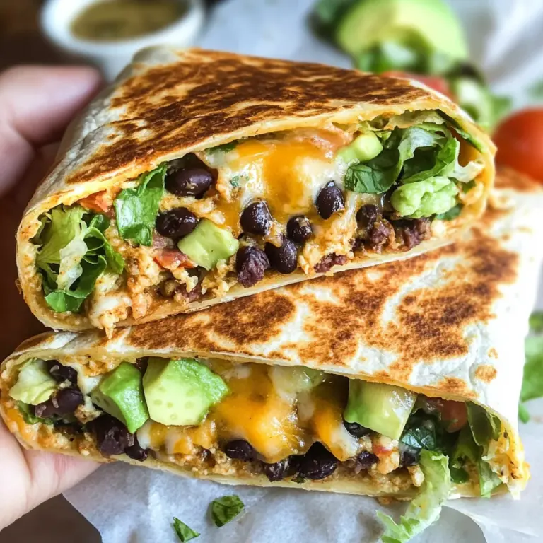 Black Bean Crunch Wrap