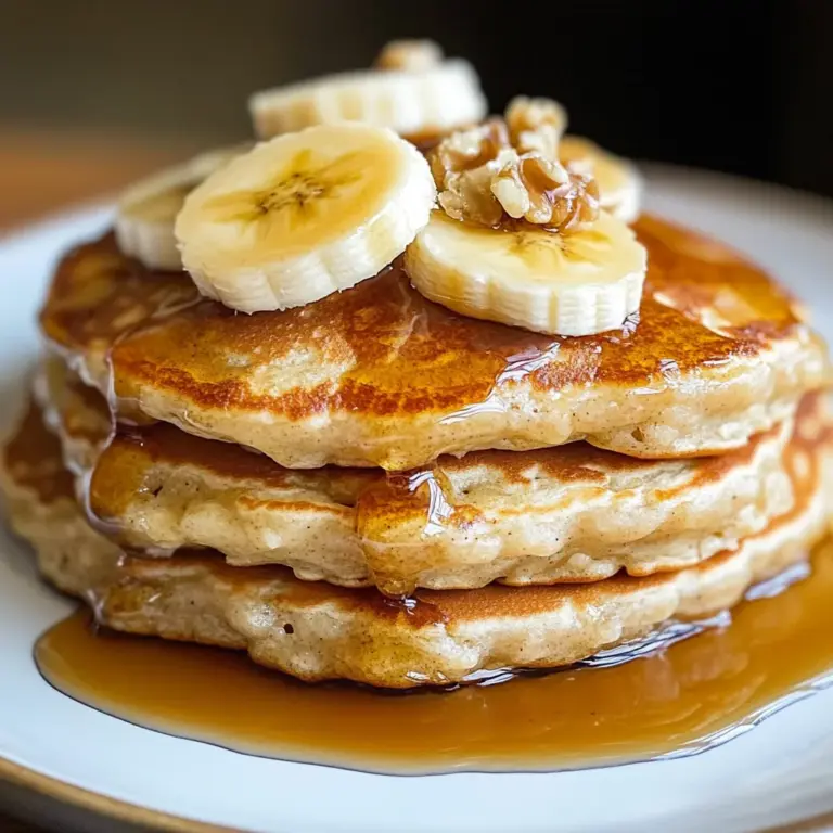 Brown Sugar Banana Pancakes