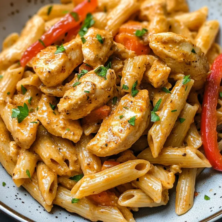Cashew Cream Cajun Chicken Pasta - Dairy Free!