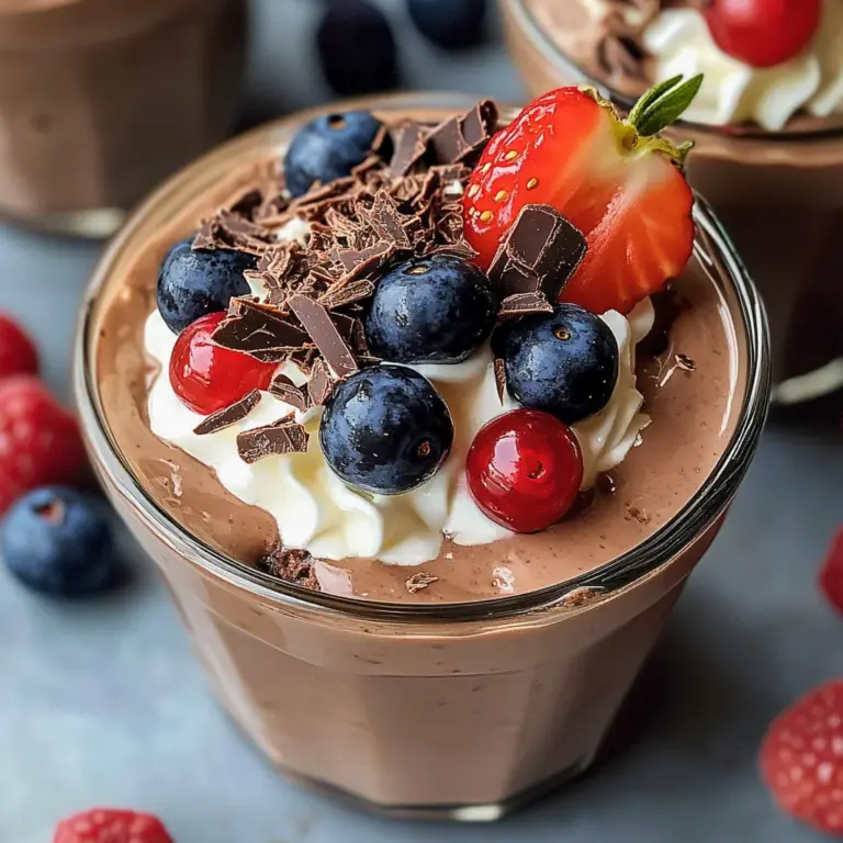 Chocolate Protein Pudding Recipe