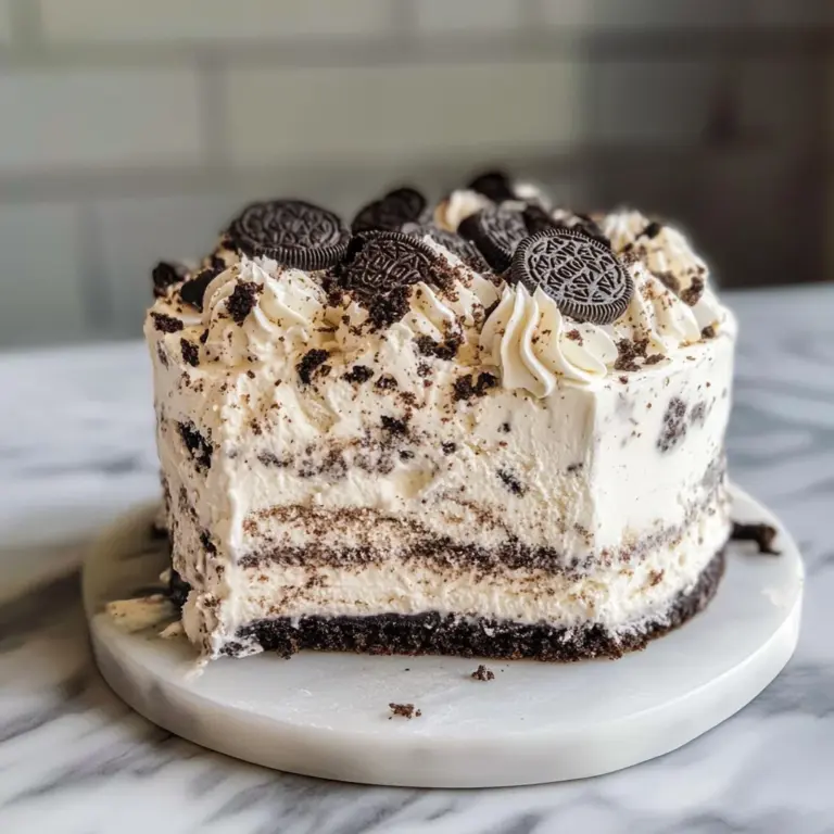 Cookies and Cream Ice Cream Cake