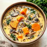 Cozy Autumn Wild Rice Soup