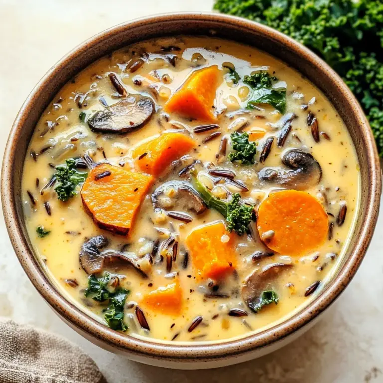 Cozy Autumn Wild Rice Soup