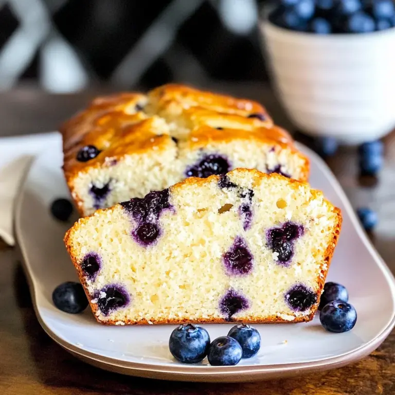 Cream Cheese Blueberry Bread