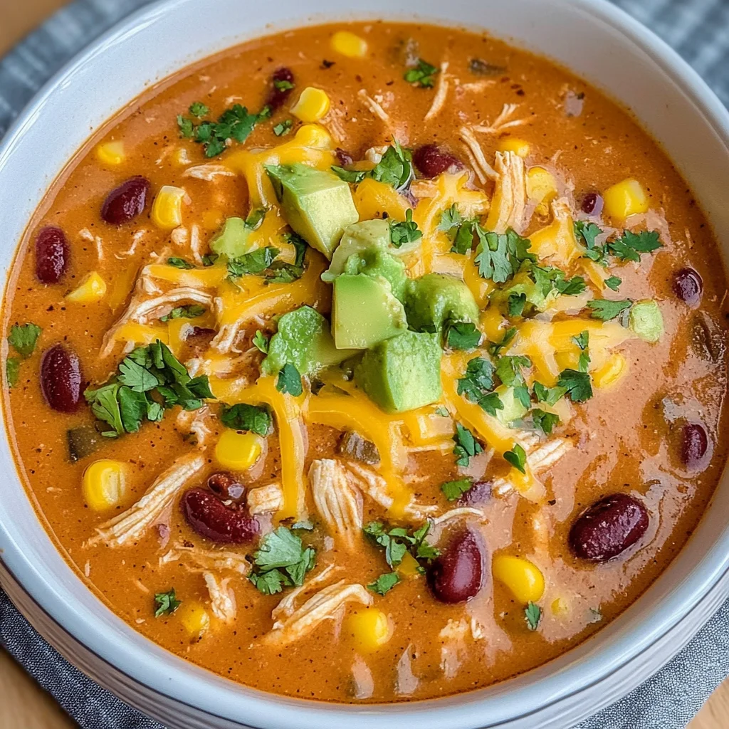 Creamy Chicken Enchilada Soup