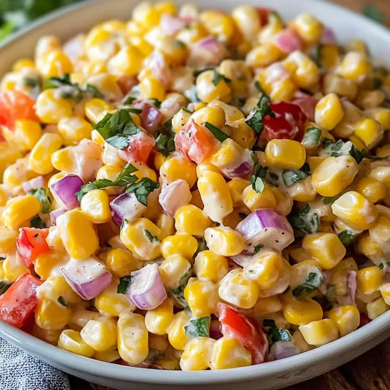 Creamy Corn Salad Recipe