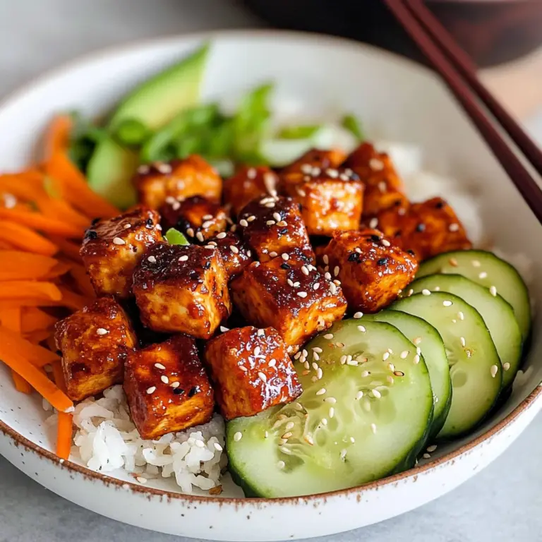 Crispy Gochujang Korean Tofu