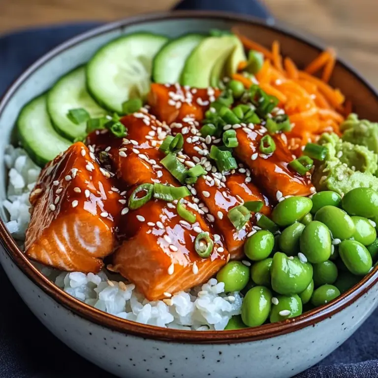 Crispy Salmon and Rice Bowl