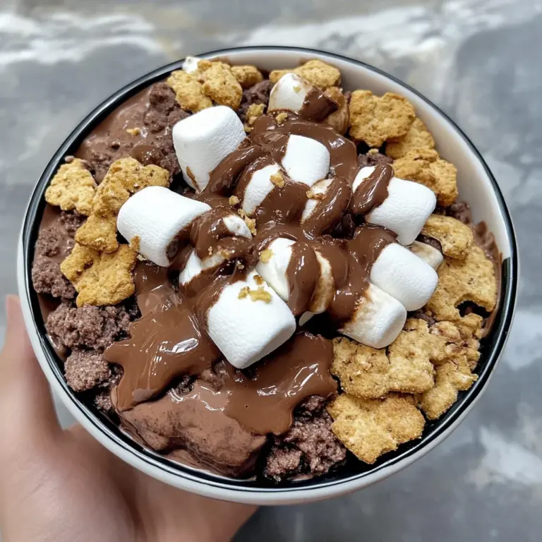 Double Chocolate Protein S’mores Bowl is the Best Protein-Packed Treat