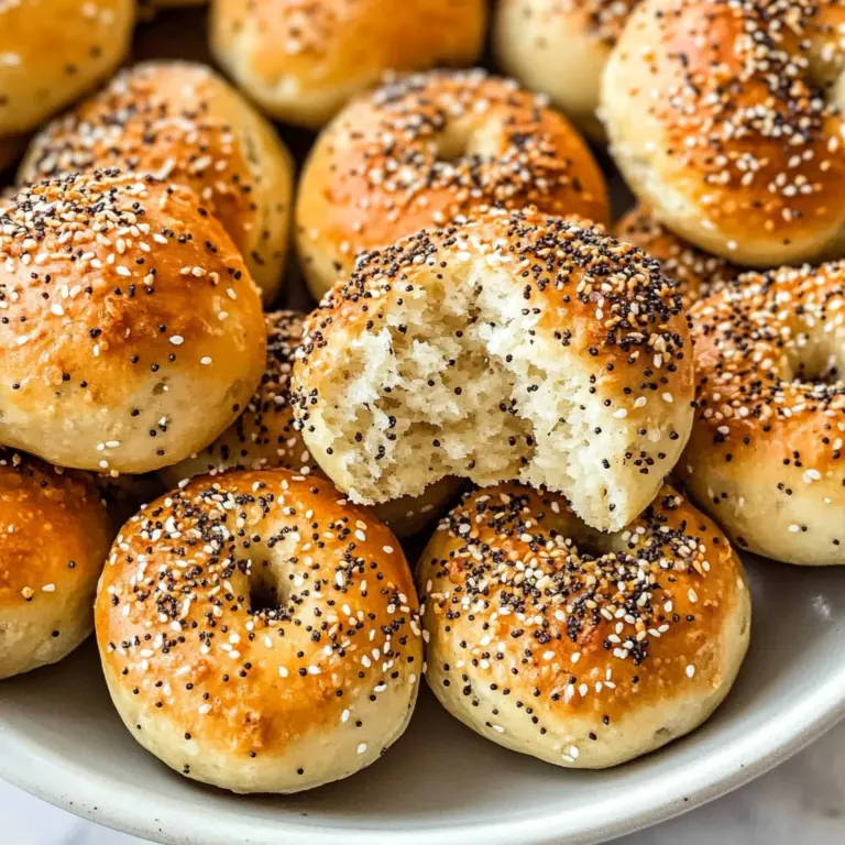 Easy Air Fryer Mini Bagels