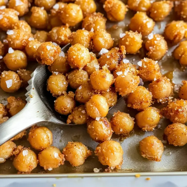 Easy Crispy Oven Roasted Chickpeas
