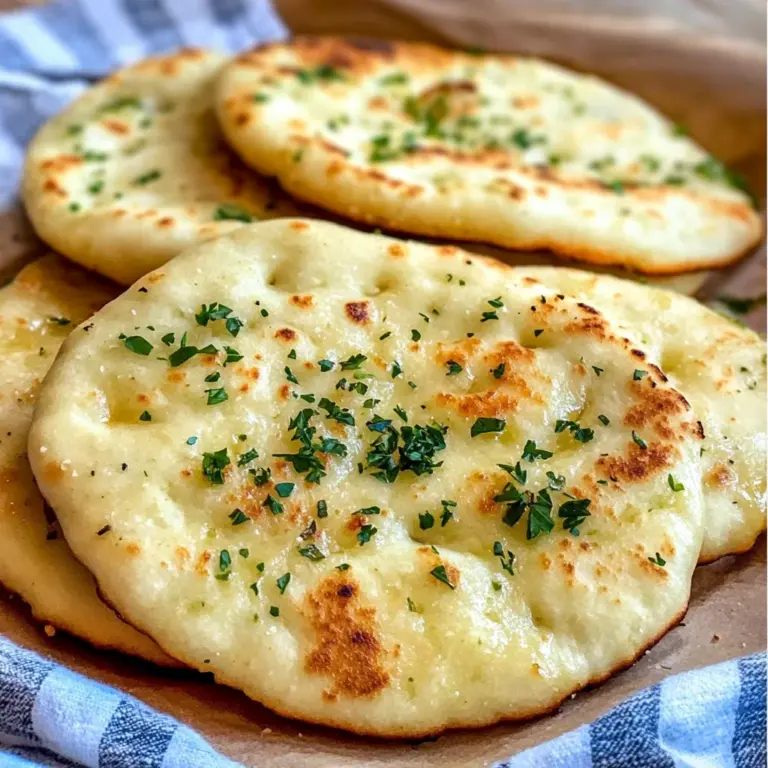 Garlic Keto Naan Bread Recipe
