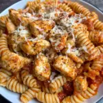 Garlic Parmesan Healthy Chicken Pasta