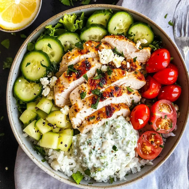 Greek Chicken Bowls
