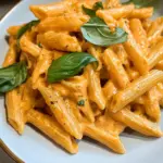 HIGH-PROTEIN CREAMY ROASTED RED PEPPER PASTA