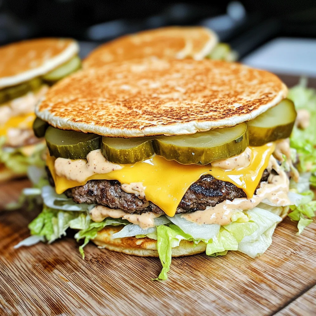 Keto Big Mac Smash Burgers