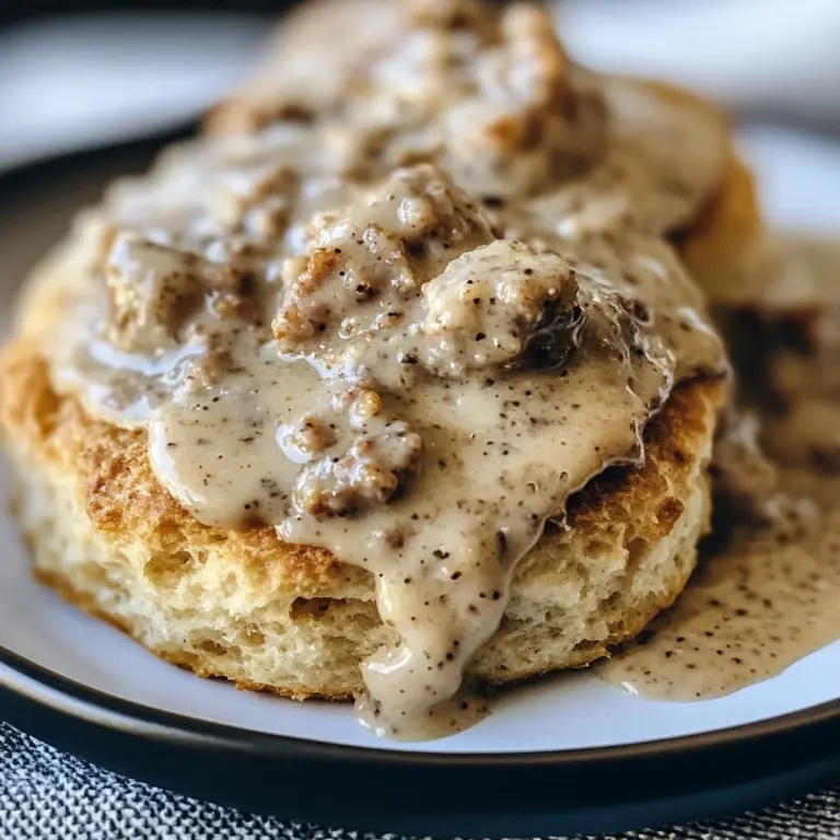 Keto Biscuits and Gravy