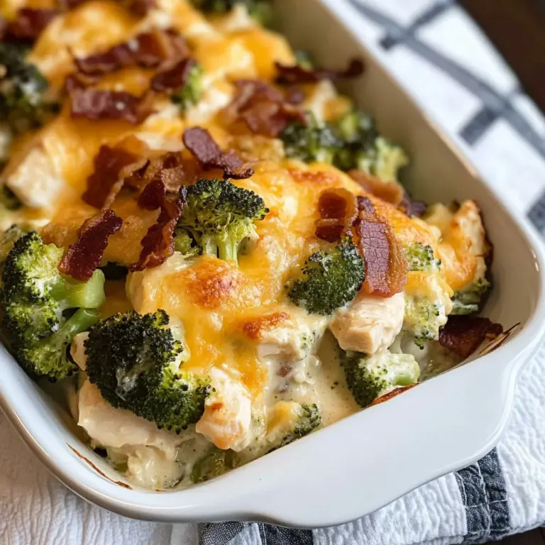 Keto Chicken Bacon Ranch Casserole