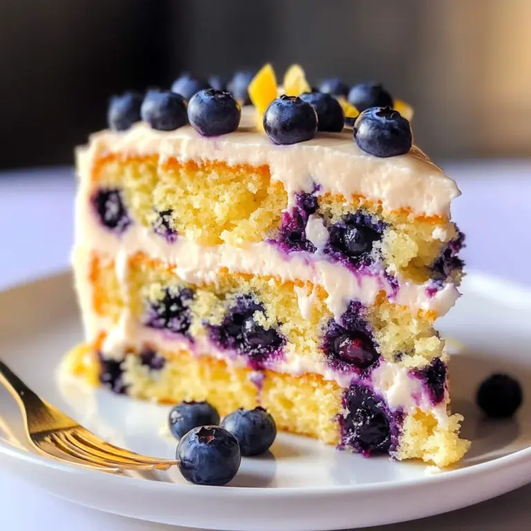 Lemon Blueberry Cake