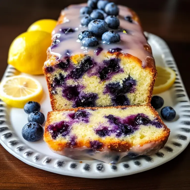 Lemon Blueberry Yogurt Loaf