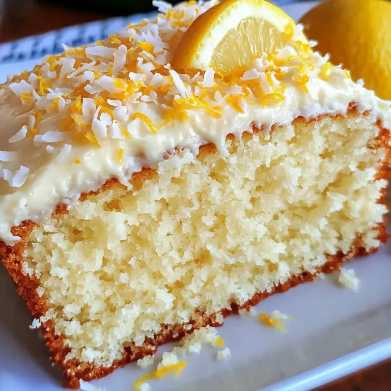 Lemon Coconut Cake