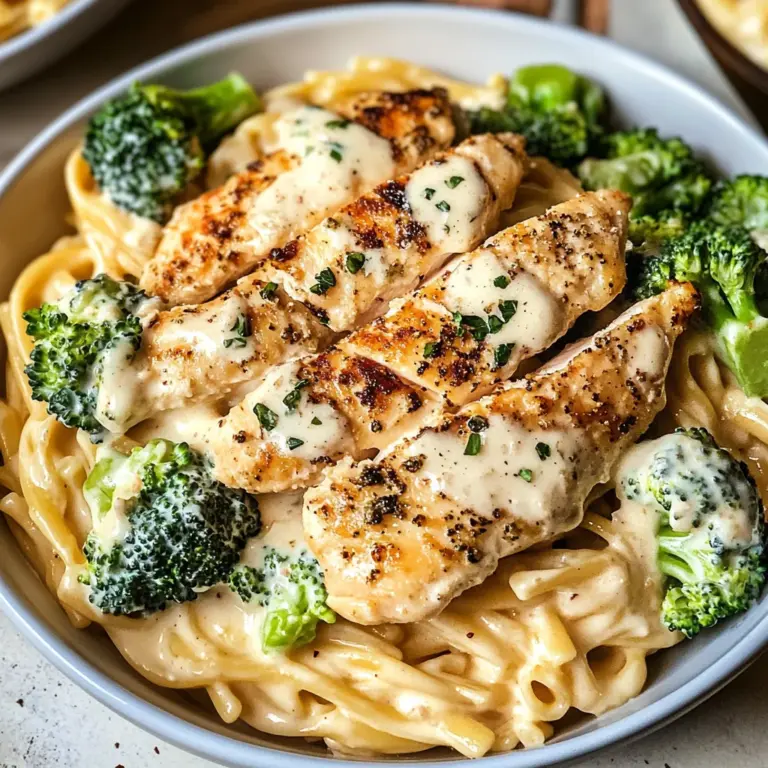 Low Calorie Chicken Alfredo