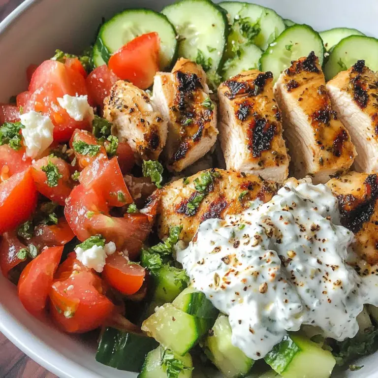 Low Carb Greek Chicken Bowls