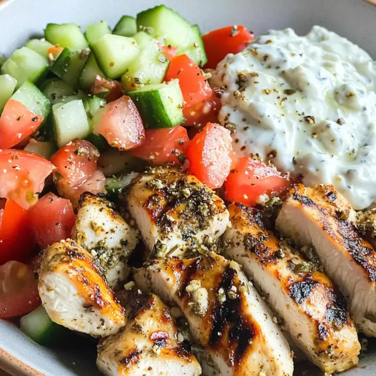 Low Carb Greek Chicken Bowls
