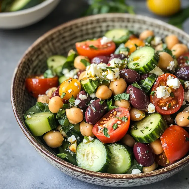 Mediterranean Chickpea Salad