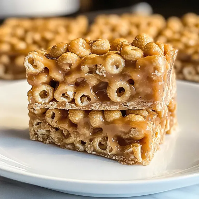 No Bake Peanut Butter Cheerio Bars