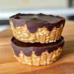 No Bake Peanut Butter Oat Cups