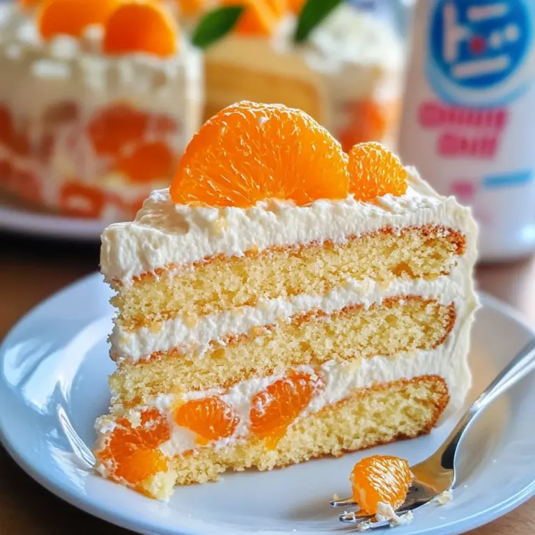 Orange Creamsicle Cake