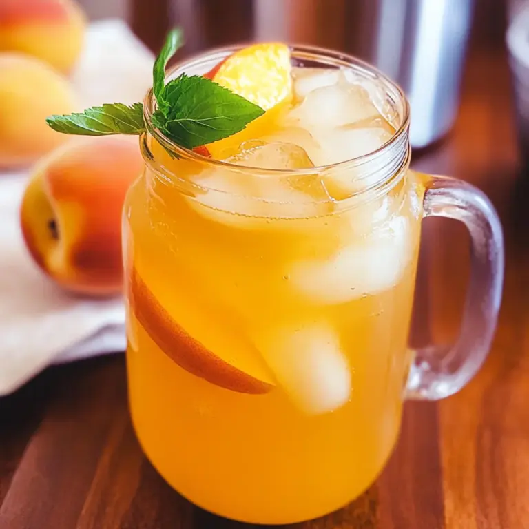 Peach Green Tea