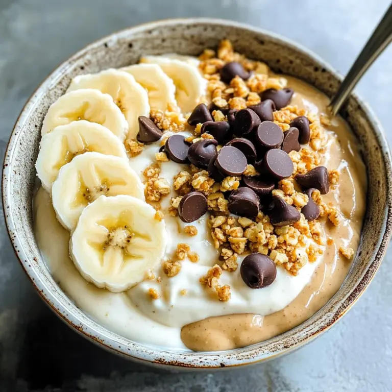 Peanut Butter Yogurt Bowls & Pots