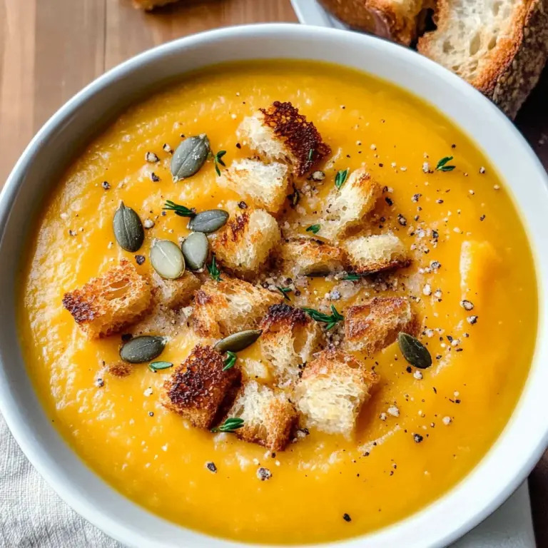 Roasted Butternut Squash Soup Recipe