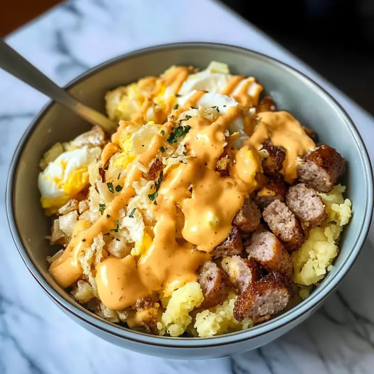 Sausage and Egg Breakfast Bowls