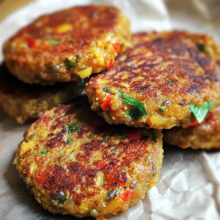 Spicy Vegan Lentil Cakes