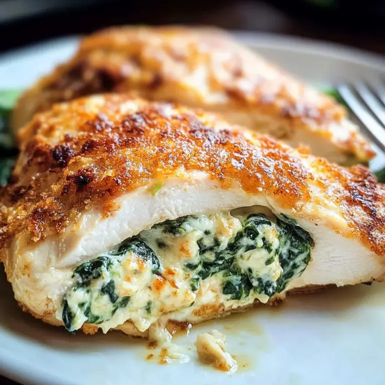 Spinach Stuffed Chicken Breasts