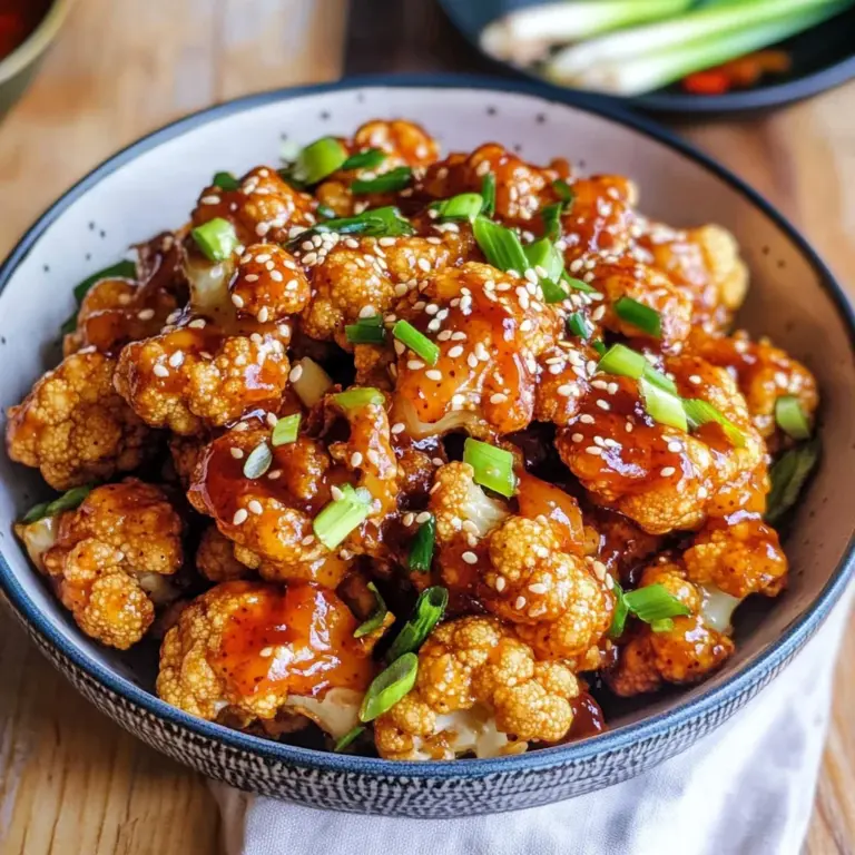 Sticky Sesame Cauliflower