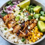 Street Corn Chicken Rice Bowl
