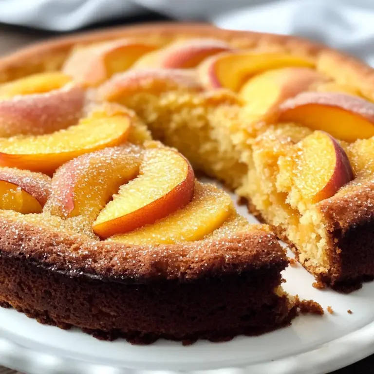 Summer Peach Cake (Simple + ScVanilla Extract (Alcohol-Free)ptious)