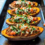 Turkey Taco Stuffed Sweet Potatoes