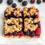 Vegan Berry Crumble Bars