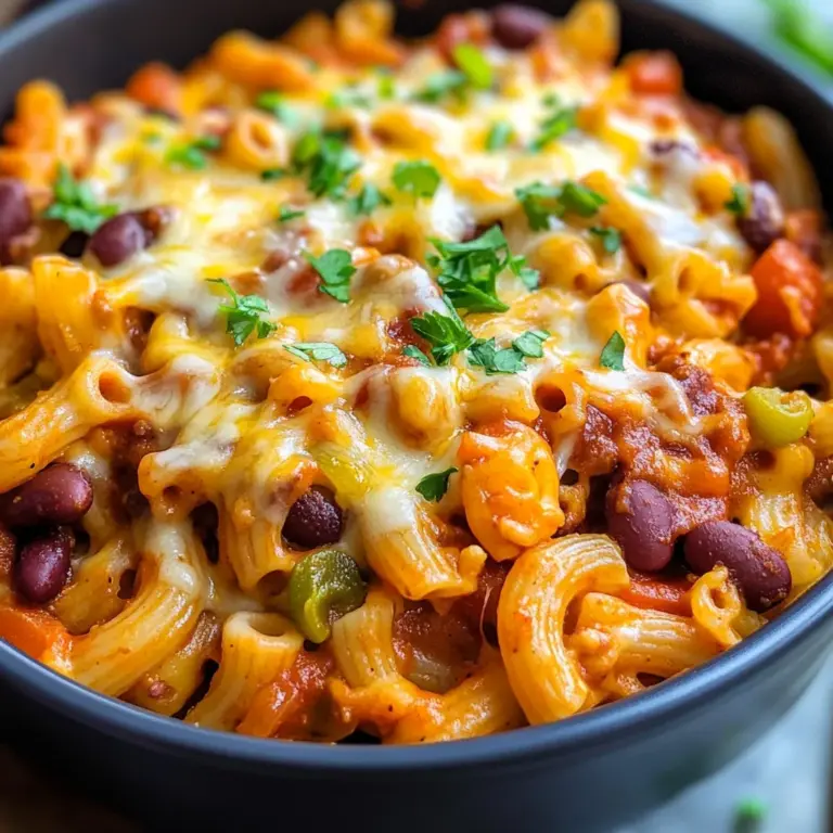 Vegetarian Chili Mac