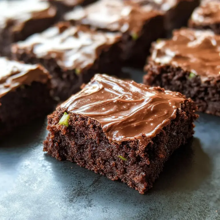 Zucchini Brownies