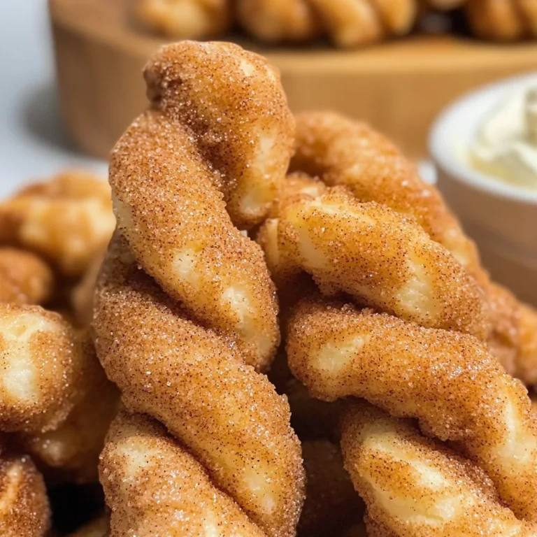 Air Fryer Cinnamon Sugar Twists With Cream Cheese Dip